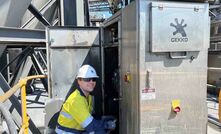 A Gekko Systems technician servicing a Carbon Scout installation.