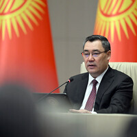 KYRGYZSTAN-BISHKEK-JAPAROV-MEETING