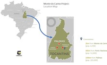  Projeto de ouro Monte do Carmo, da Cerrado Gold, no Tocantins/Divulgação