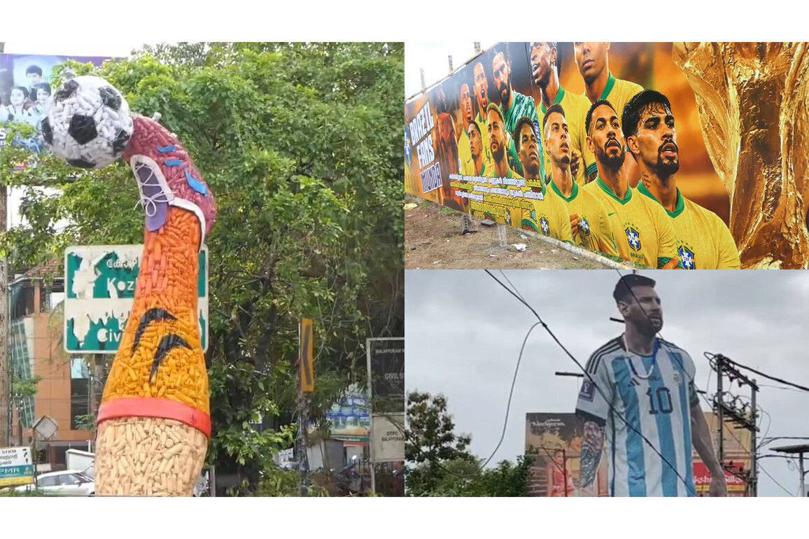 From towering Messi cutouts to streets decked in flags: Football mania sweeps Keralam ahead of FIFA World Cup 2026