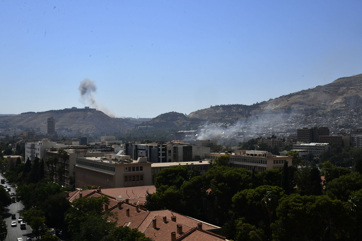 (SpotNews)SYRIA-DAMASCUS-ISRAEL-STRIKE