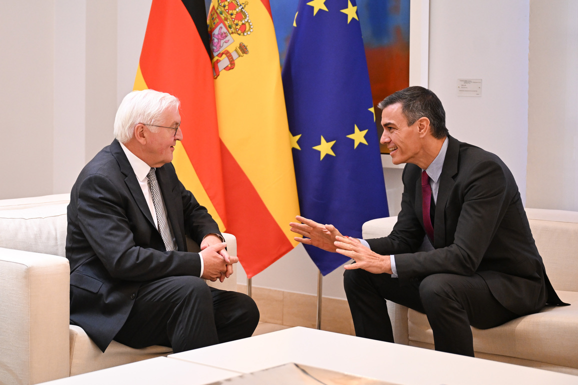 SPAIN-MADRID-PM-GERMANY-PRESIDENT-MEETING