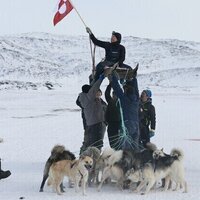 Greenlands defenses are two dog sleds  Trump