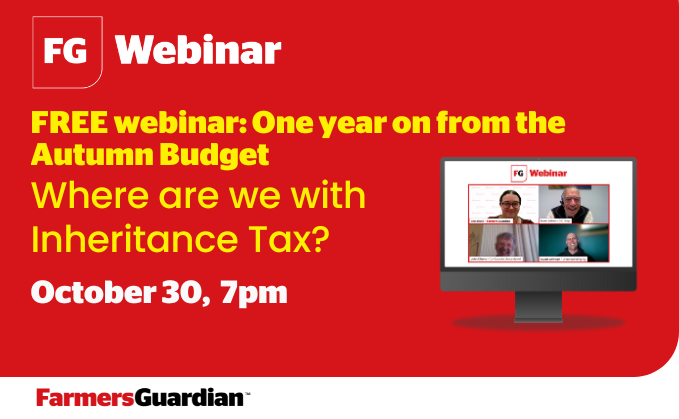 Register now for our FREE webinar: One year on: Where are we on Inheritance Tax?