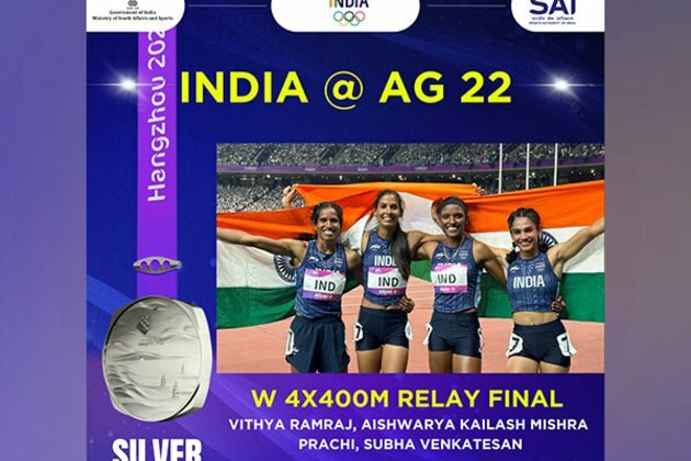 Asian Games: Indian women's 4x400m relay team wins silver medal