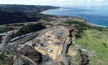  Aerial photo of process plant area (looking north-east). 