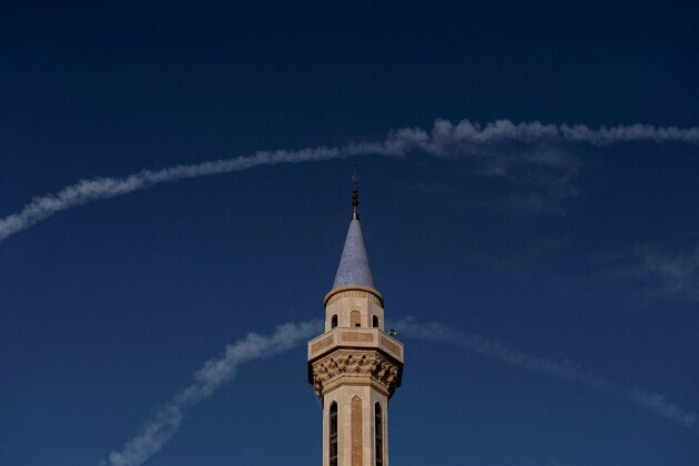 Israel says missile fired by Iran fell in Beirut