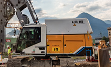  Following its debut at Bauma, Liebherr's LB 16 unplugged battery electric piling rig went to work in Austria