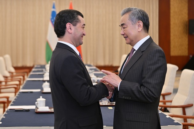 CHINA-TIANJIN-WANG YI-UZBEKISTAN-FM-MEETING (CN)