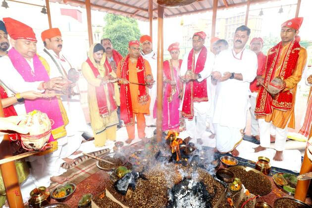 J-K: Shri Mata Vaishno Devi Shrine Board dedicates 5 Temples to public in Reasi
