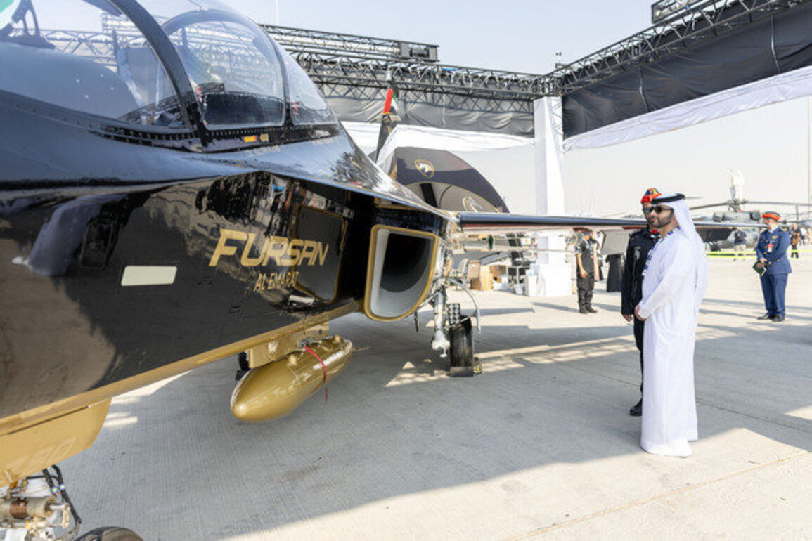 Mansoor bin Mohammed tours Dubai Airshow 2025