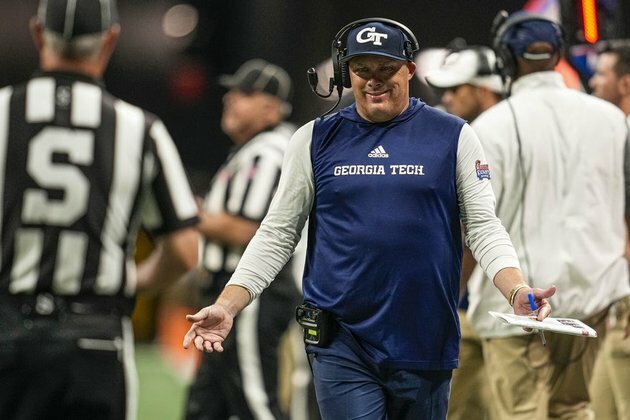 Georgia Tech faces No. 24 Pitt after dismissal of Geoff Collins