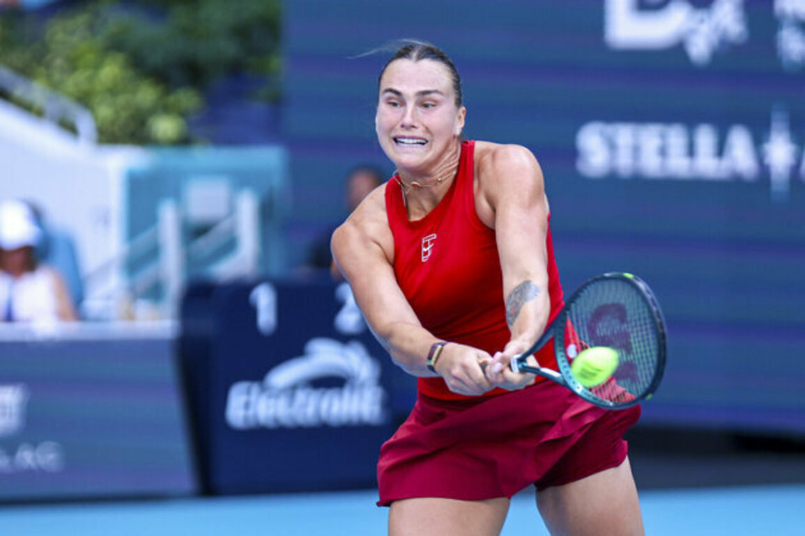World No. 1 Sabalenka to meet home favorite Pegula in Miami Open final