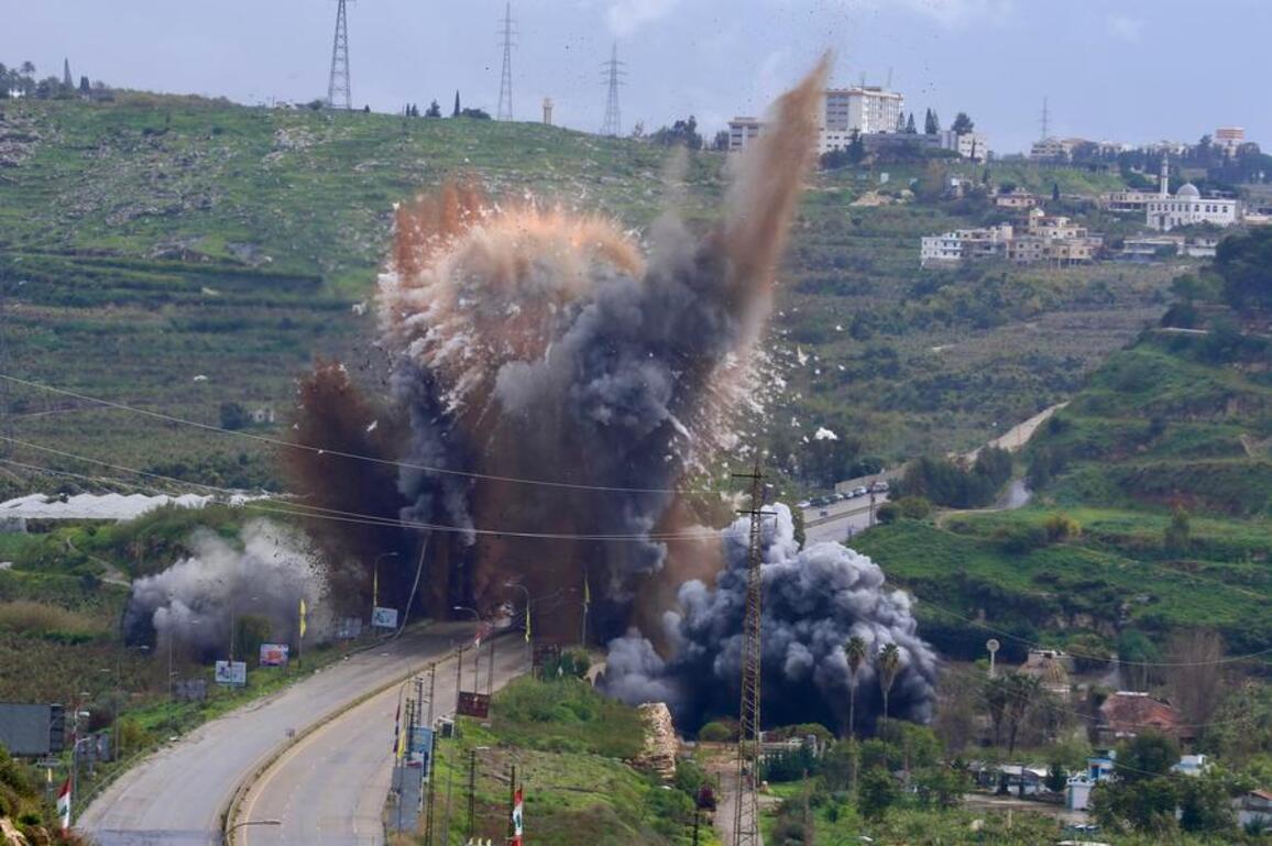 Mideast in Pictures: Main bridge in S. Lebanon destroyed in Israeli strikes