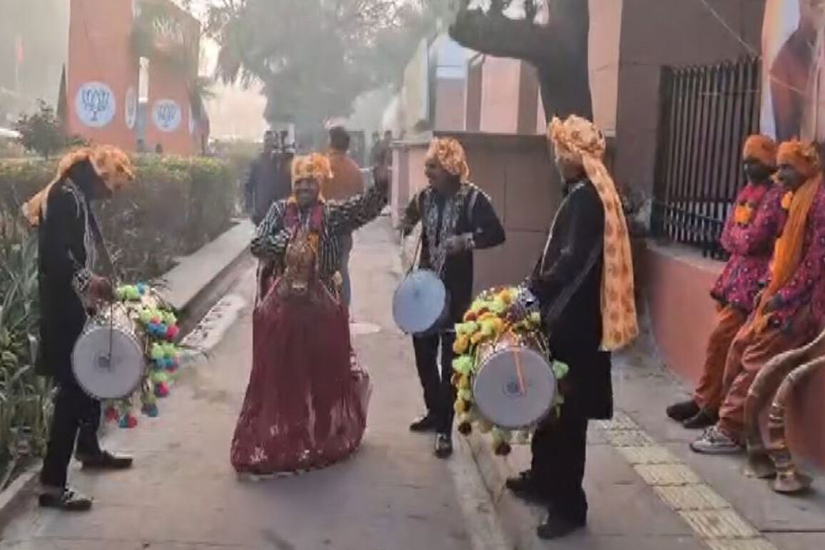 Celebratory mood at BJP headquarters ahead of Nitin Nabin assuming charge as party's national president