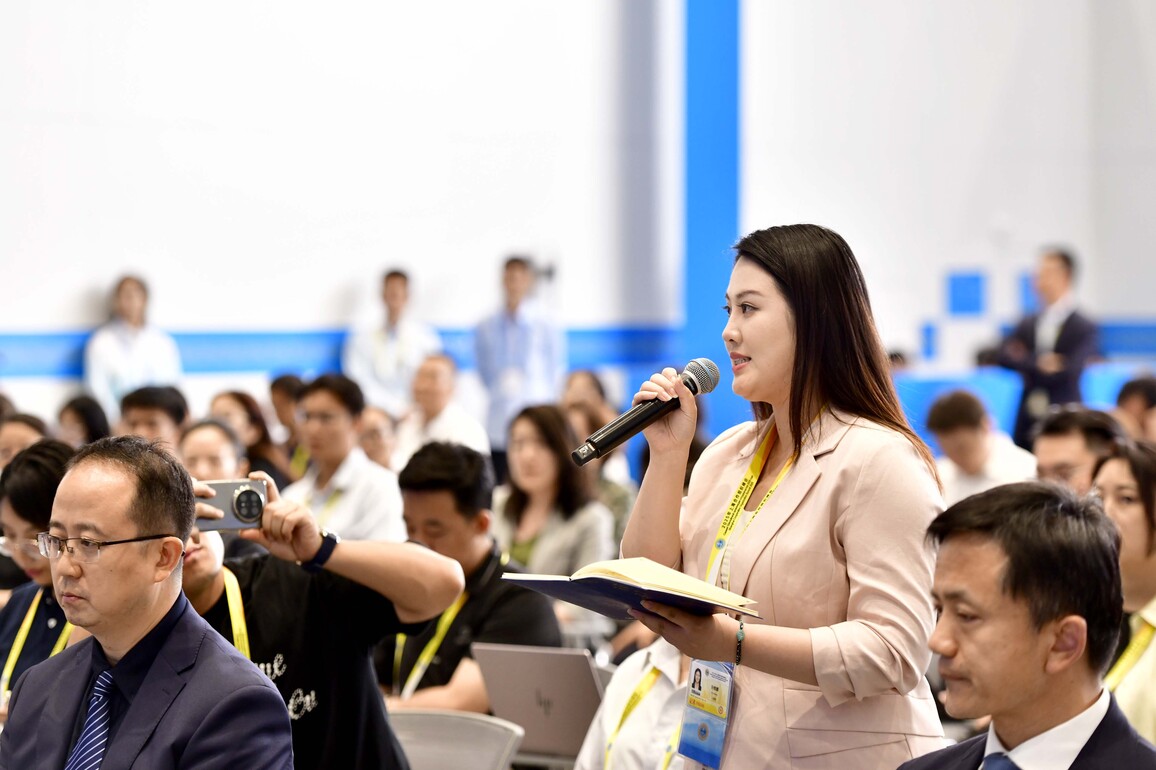 (SCO Tianjin Summit) CHINA-TIANJIN-SCO TIANJIN SUMMIT-MEDIA CENTER-PRESS BRIEFING-SPECIAL SESSION OF SHANDONG PROVINCE (CN)
