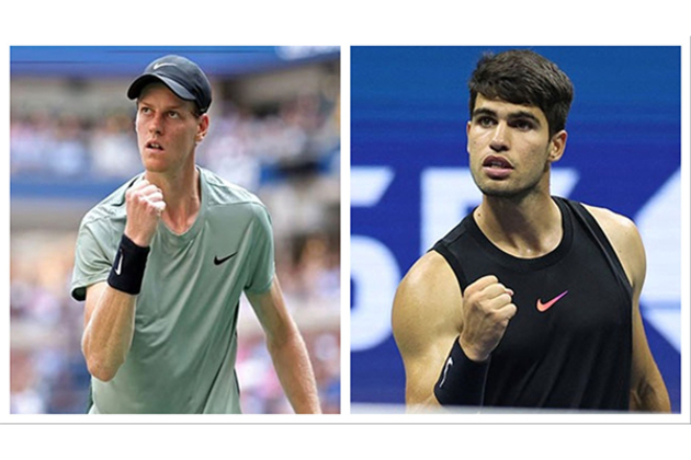 US Open: Jannik Sinner, Carlos Alcaraz to clash in third straight grand slam final