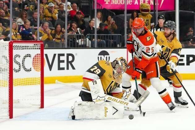 Lukas Dostal, Ducks shut down Knights, head home with series 1-1