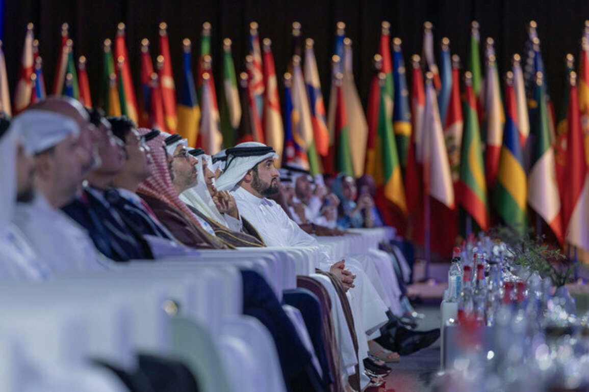 Ahmed bin Mohammed attends launch of 28th Universal Postal Congress - Dubai 2025