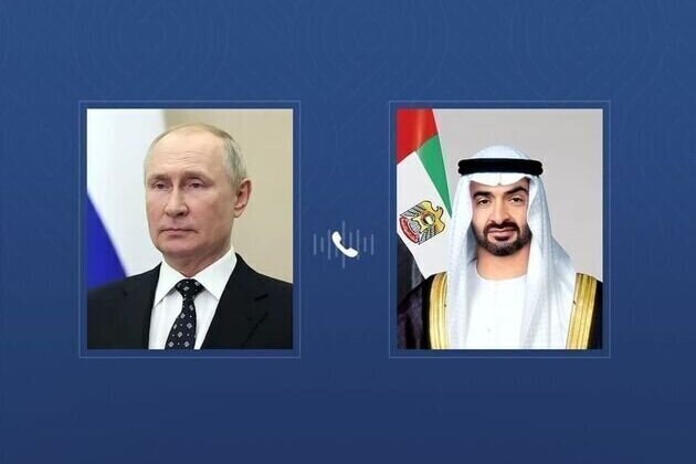 UAE President receives phone call from Russian President on regional developments