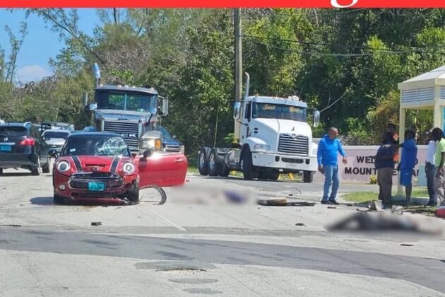 Traffic Accident in Western New Providence near Mount Pleasent entrance