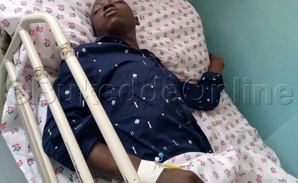 Kalyankolo ng’ali ku kitanda mu ddwaliro lya Herona gye yasooka okujjanjabirwa. (Ebif. Henry Nsubuga) Kalyankolo ng’ali ku kitanda mu ddwaliro lya Herona gye yasooka okujjanjabirwa. (Ebif. Henry Nsubuga)