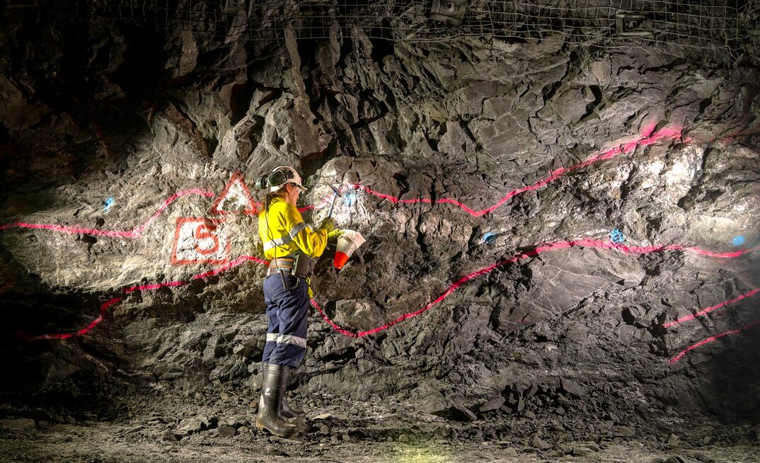 Beament says the Bellevue mine in WA, where Develop has a mining services contract, "is going really, really well".