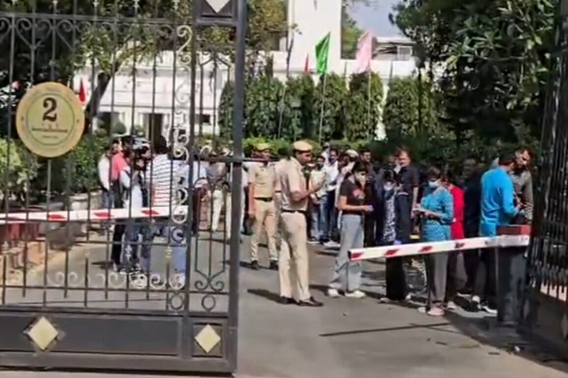 Man places 'bouquet' at Delhi Assembly premises after forcibly entering complex; no bomb found, police probe underway