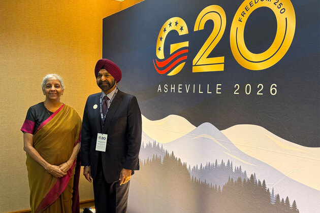 Nirmala Sitharaman meets World Bank President Ajay Banga, EU Commissioner Valdis Dombrovskis on sidelines of G20 Meeting