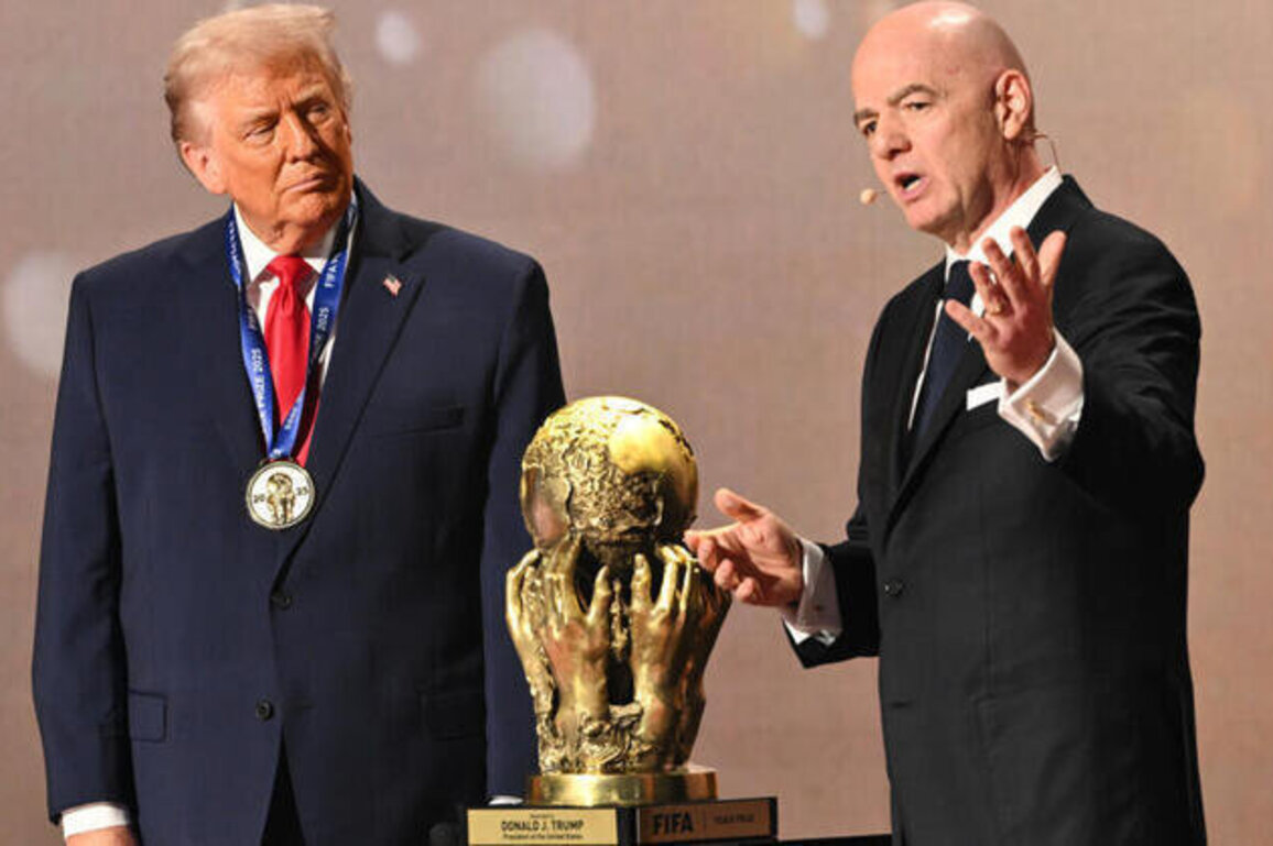 US President Donald Trump named first winner of FIFA Peace Prize