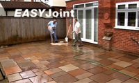 All-year-round jointing for natural stone paving