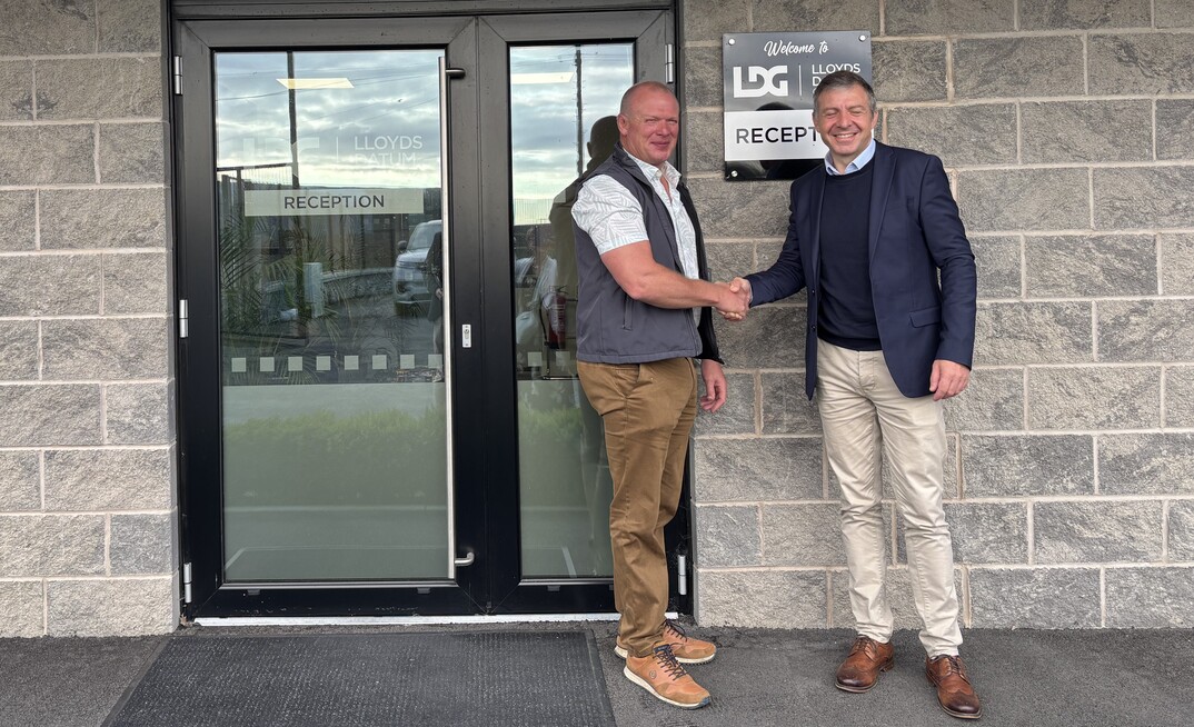 Nigel Dillon, managing director of Lloyds Datum Group and Matthew Marriott, CEO of Socotec UK (right)