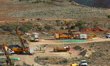 Construction work at Mount Morgans.