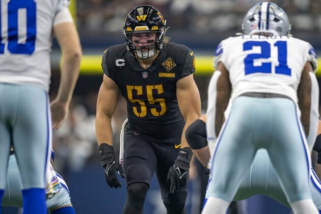 Commanders place LB Cole Holcomb (foot) on IR