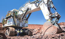  One of FMG's excavators at work at Christmas Creek