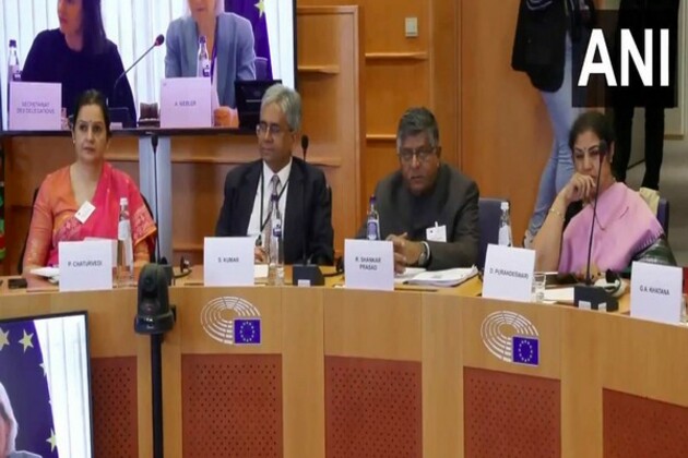 All-party delegation interacts with members of European Parliament