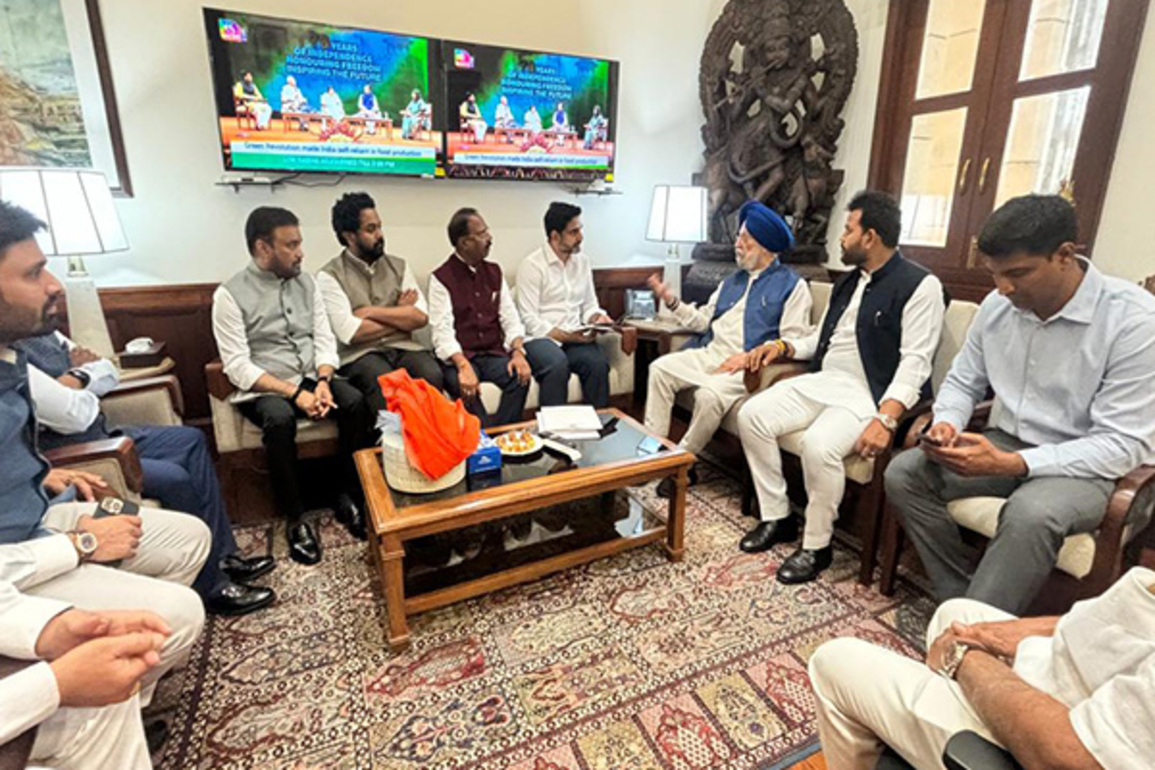 Nara Lokesh meets Union Minister Hardeep Singh Puri, urges Centre's support for BPCL refinery at Ramayapatnam