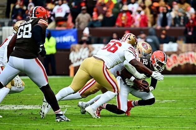 49ers say DE Keion White shot in ankle, undergoes surgery
