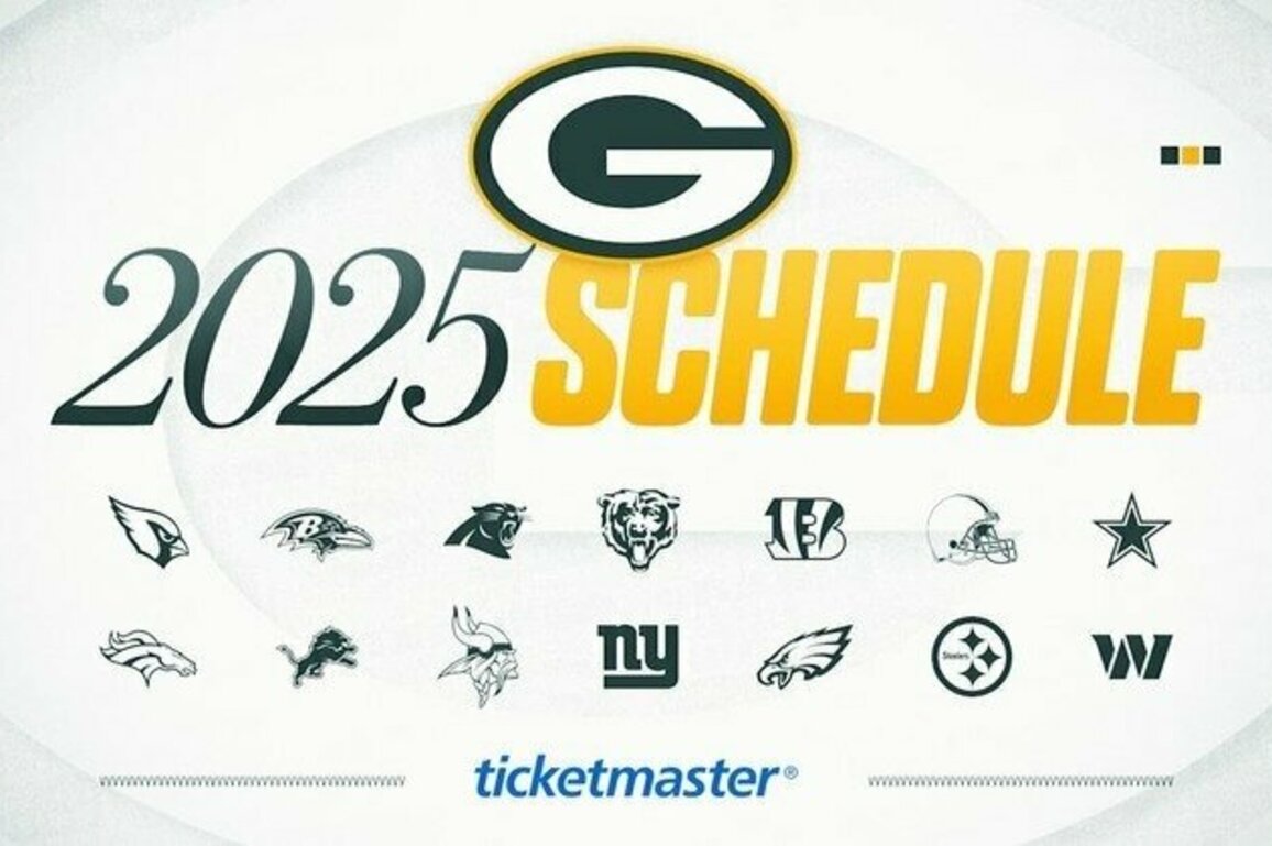 Press Release: Packers Announce Schedule