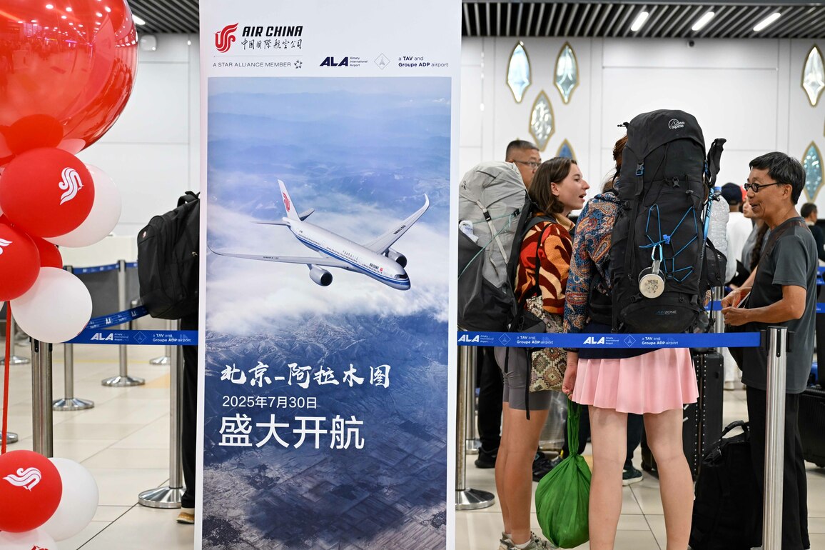 KAZAKHSTAN-ALMATY-CHINA-BEIJING-NEW DIRECT AIR LINK-LAUNCH
