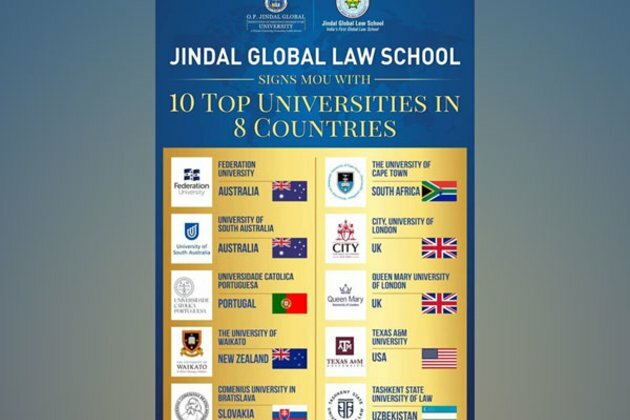 Jindal Global Law School signs 10 new MoUs for collaborations with leading international universities