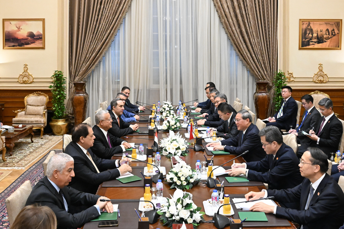 EGYPT-CAIRO-CHINA-LI QIANG-HOUSE SPEAKER-MEETING