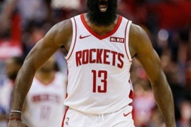 Harden erupts for 47 points as Rockets down Clippers