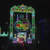 Goripalayam Dargah lights up ahead of Eid in Madurai