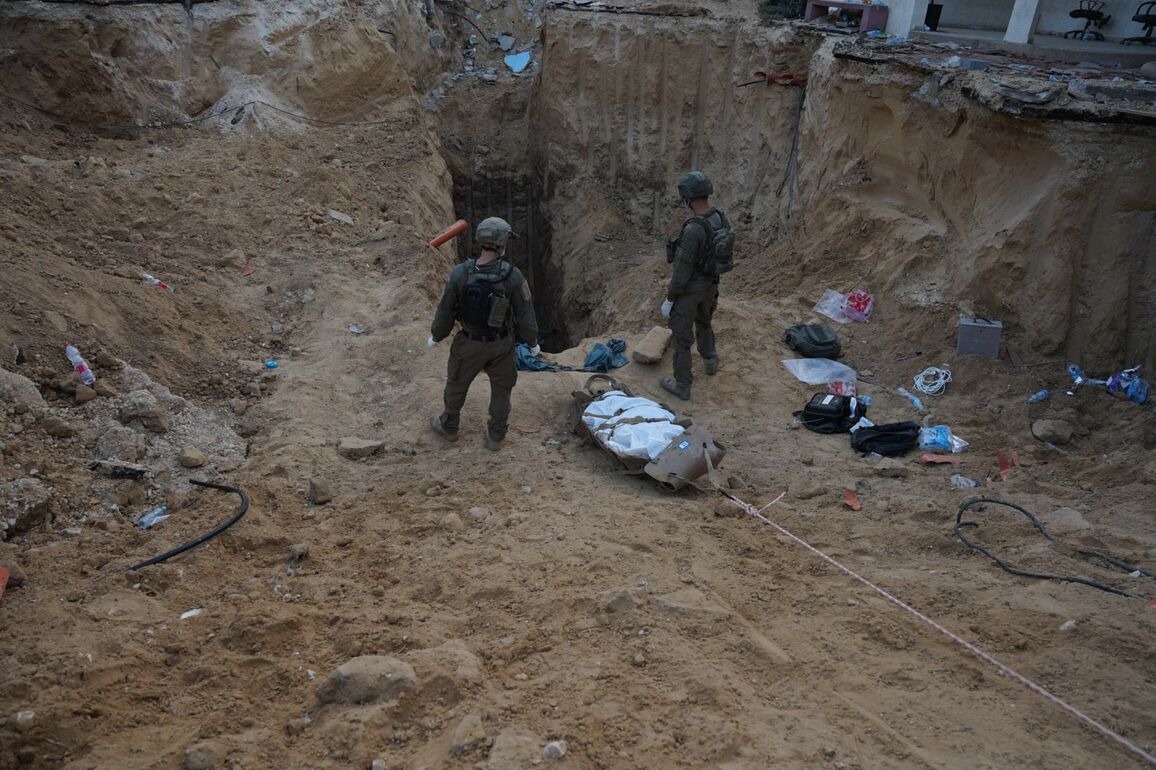 MIDEAST-GAZA-HAMAS COMMANDER-BODY RECOVERY