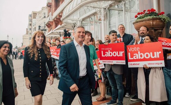 Keir Starmer and Angela Rayner arrive at the Labour Party Conference in Brighton | Credit: Keirr Starmer, Twitter