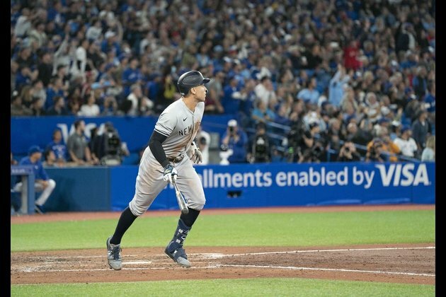 Aaron Judge matches AL record with 61st homer