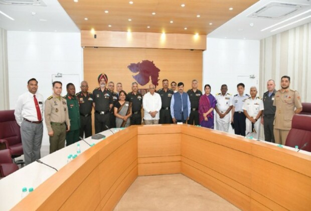 National Defence College officials pay courtesy visit to CM Bhupendra Patel