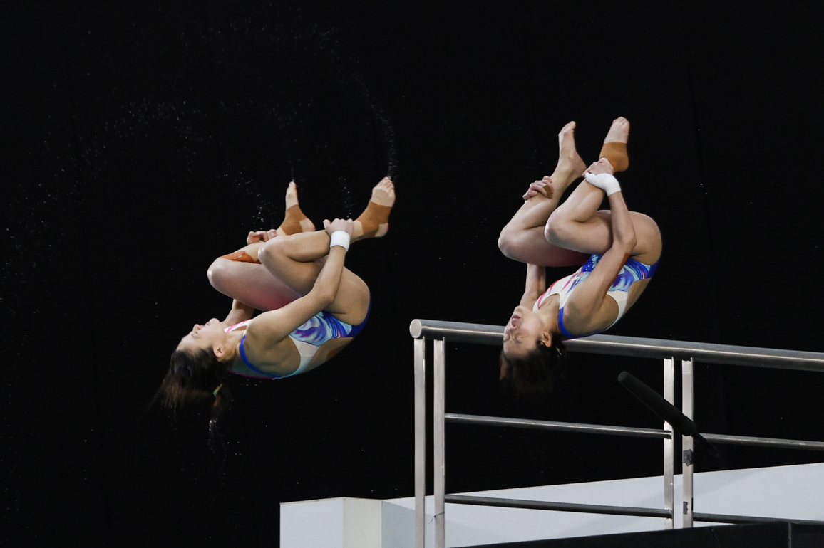 (SP)MEXICO-JALISCO-GUADALAJARA-DIVING-WORLD CUP-WOMEN'S SYNCHRONIZED 10M PLATFORM-FINAL