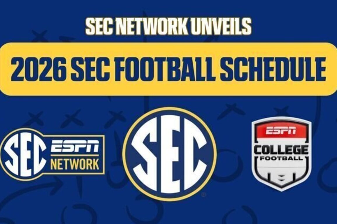 SEC Network unveils extensive 2026 College Football slate, beginning Sept. 3